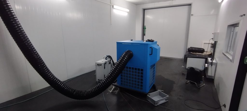 Probada en el laboratorio en todo su rango de funcionamiento